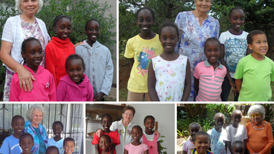 South African children visit Philadelphia Church of God seniors near Johannesburg (photos: Purity Githembe)