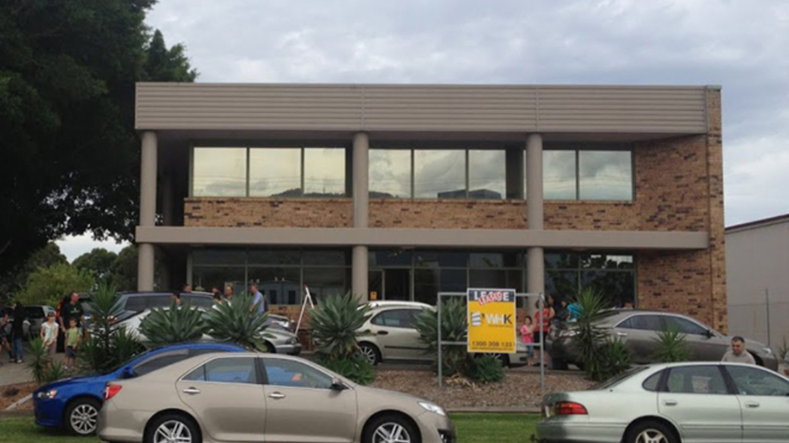 Exterior of the new Australian regional office. 