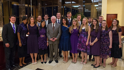 The HWAC senior class of 2014 with Chancellor Gerald Flurry. (Photo: Steve Hercus)