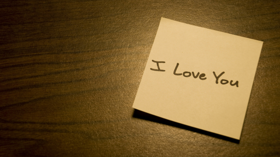 Love on a Sticky Note