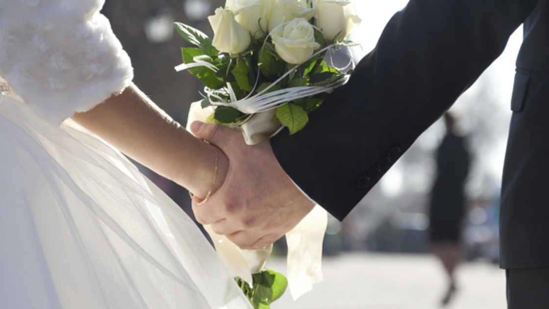 wedding theme, holding hands newlyweds