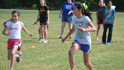 Teens running and preparing for PYC