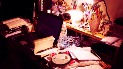 Messy desk