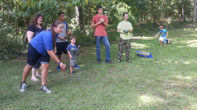 Floridians hone their bocce skills.