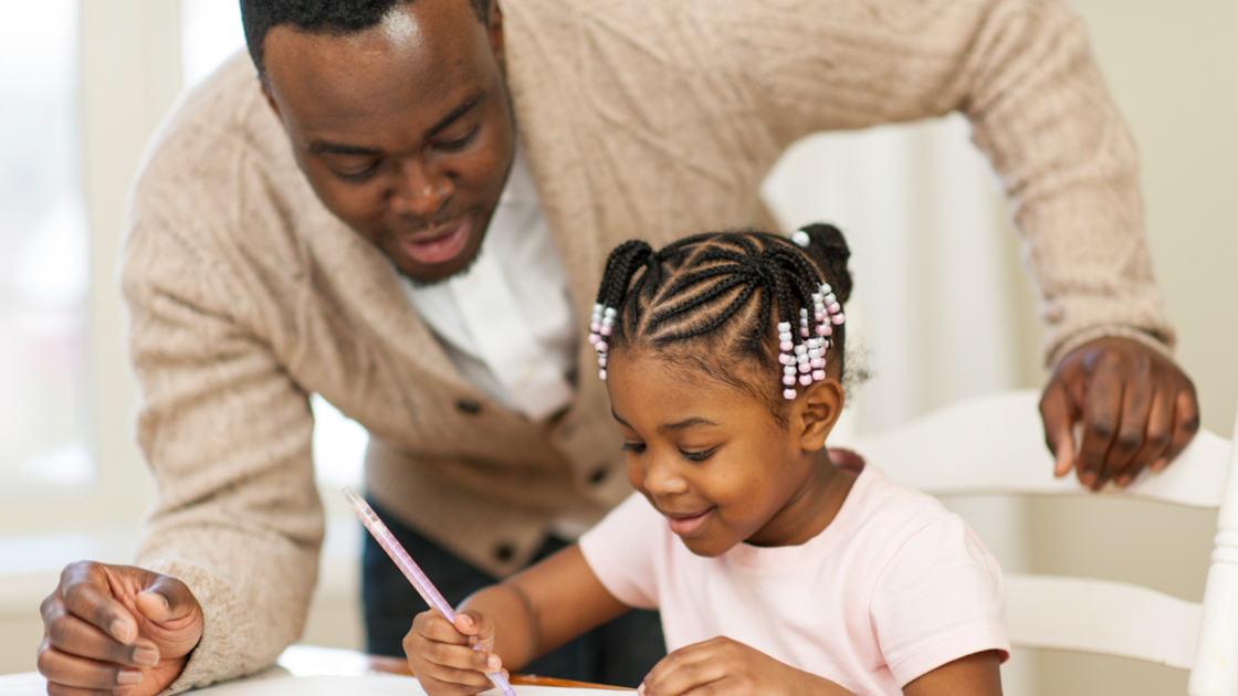 16x9(Train up a Child)
African american father teaching daughter