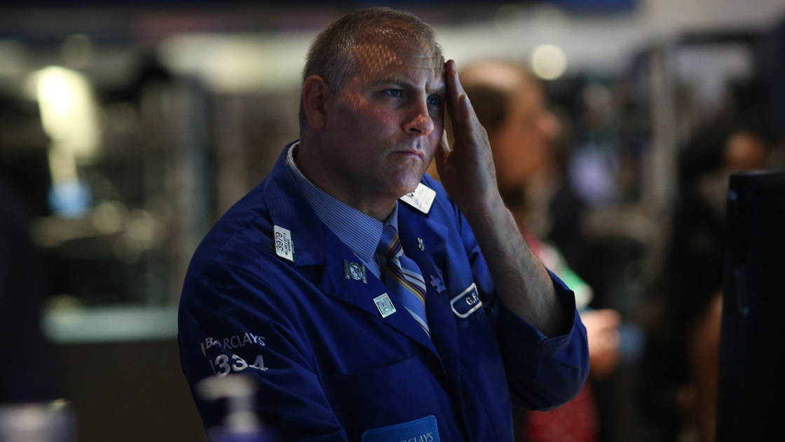 16x9(World's Economic Catastrophe)
NEW YORK, NY - JULY 17:  Traders work on the floor of the New York Stock Exchange (NYSE) on July 17, 2014 in New York City. Stocks fell over 160 points on the Dow Jones Industrial Average following mixed corporate news, the crash of a Malaysian jetliner and late breaking news that Israeli will begin a land invasion into Gaza.  (Photo by Spencer Platt/Getty Images)