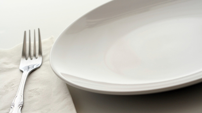 16x9(Power of fasting)
White dining plate