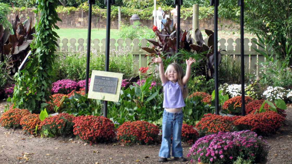 Joy in the garden.