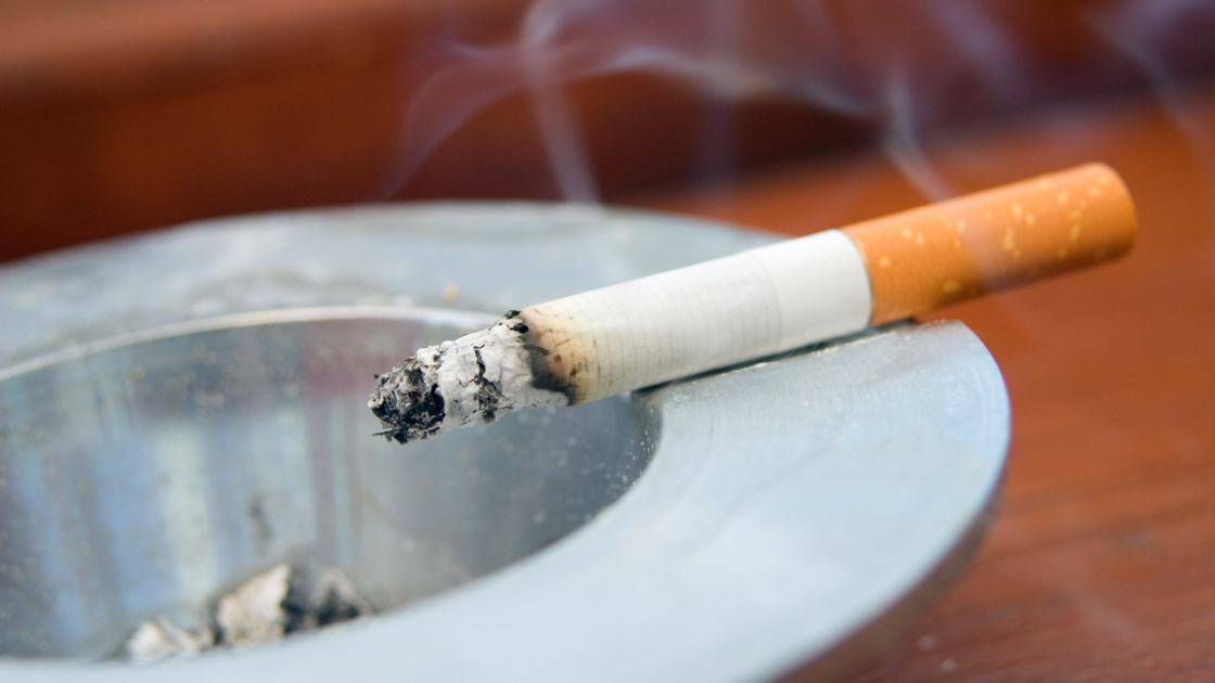 16x9(Is smoking sin?)
Burning cigarette smoking on ashtray