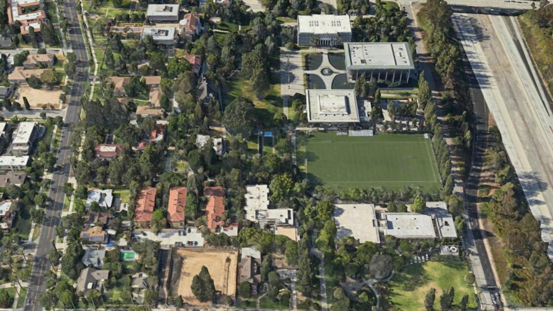 Ambassador College Campus Aerial Pasadena California