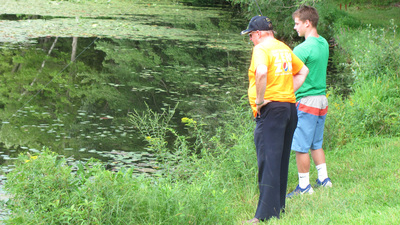 65 Philadelphia Church of God members from New England to Pennsylvania gathered at a campground in Hope to play, picnic and fellowship on August 10.