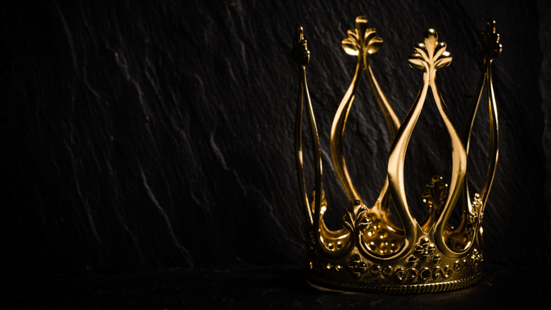 16x9(Serve like a king)
Royal gold crown on dark stone surface. Concept of wealth, success and kingdom.