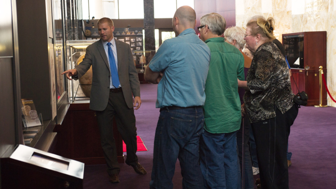 Seals of Jeremiah exhibit at Armstrong Auditorium