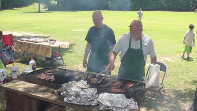 Members of the Philadelphia Church of God combine in Mississippi for a congregational picnic. 