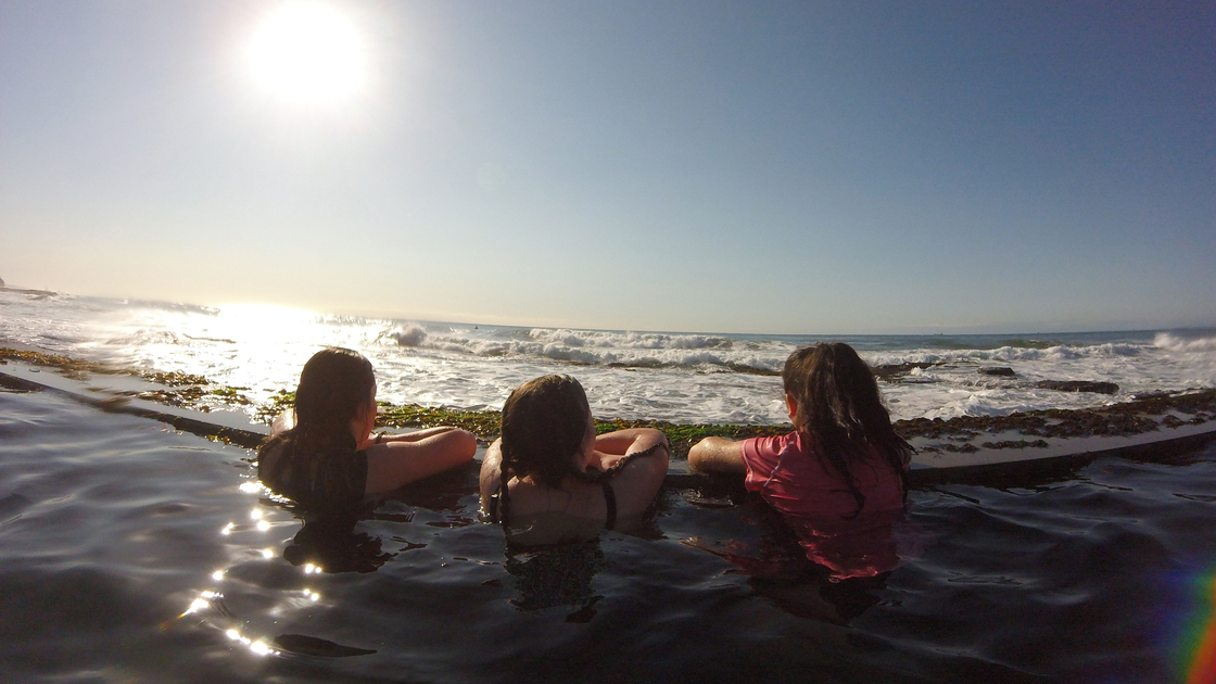 Emma Moore, Mikayla Klusenberg and Leah Romanos