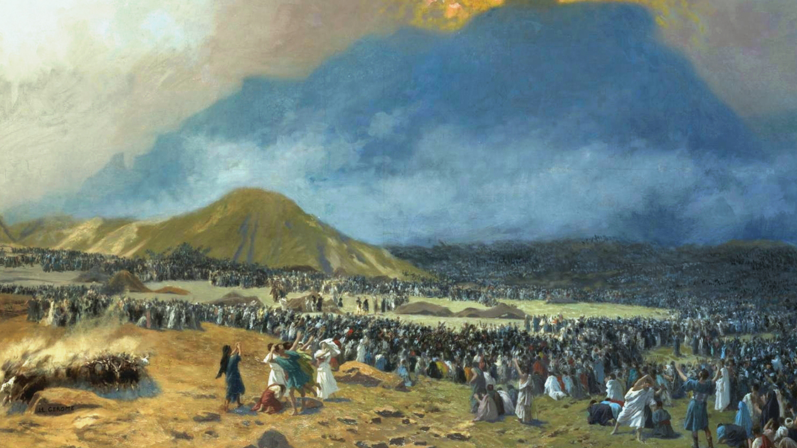 Israel at mt. Sinai