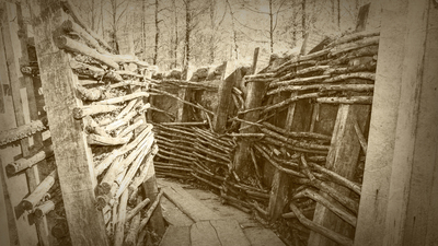 world war one trench belgium flanders