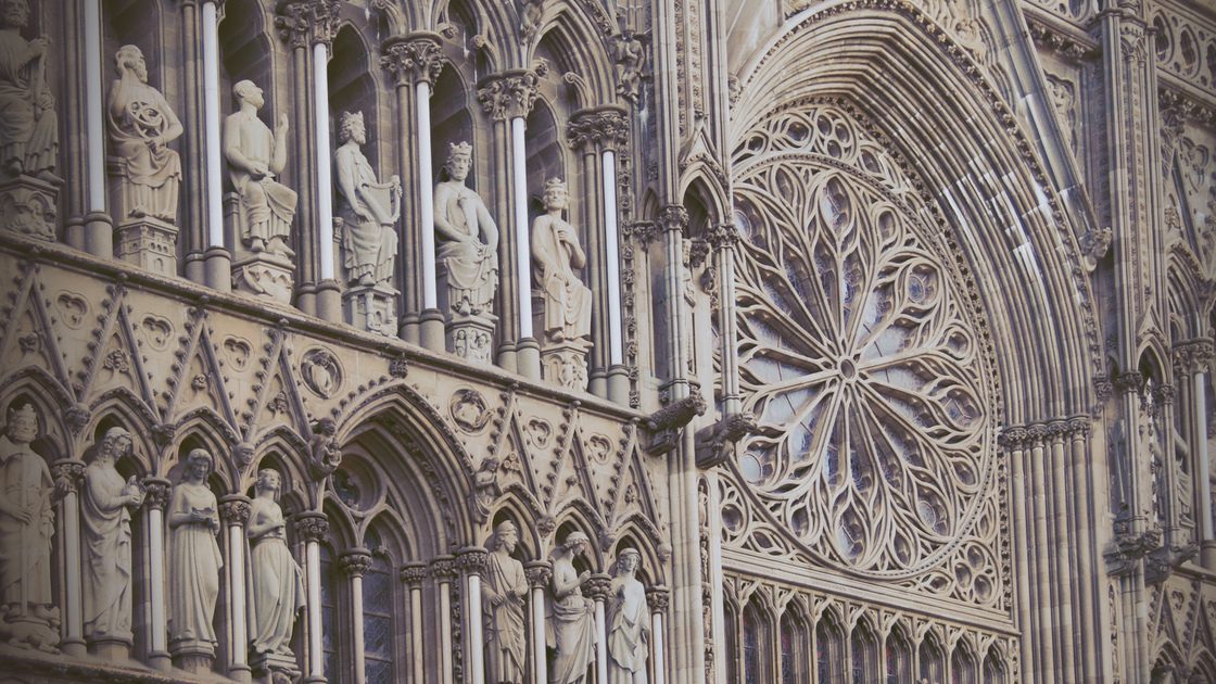 Nidaros Cathedral is Norway's national sanctuary, and was built over the grave of St. Olav, Norway's patron saint. Construction started in 1070, but the oldest parts still in existence are from the middle of the twelfth century. The cathedral is built in Gothic style, but the oldest parts around the transept reflect the Roman style. From around 1050 until the Reformation this cathedral was an important destination for pilgrims.