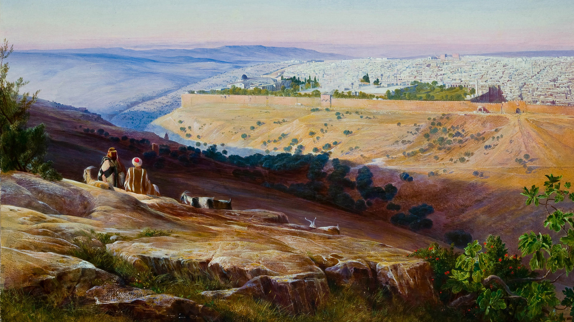Edward Lear Painting Jerusalem
