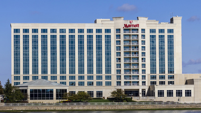 Indianapolis, US - October 22, 2016: Marriott North Hotel. Marriott offers full-service hotels and resorts II