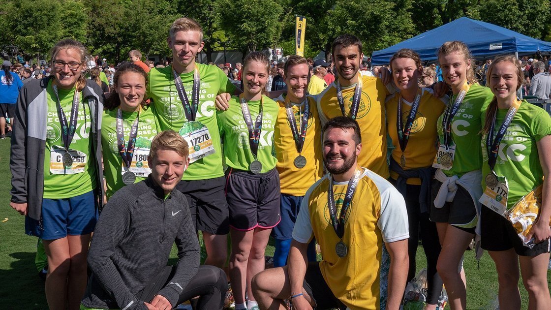 AC OKC Memorial Marathon group photo