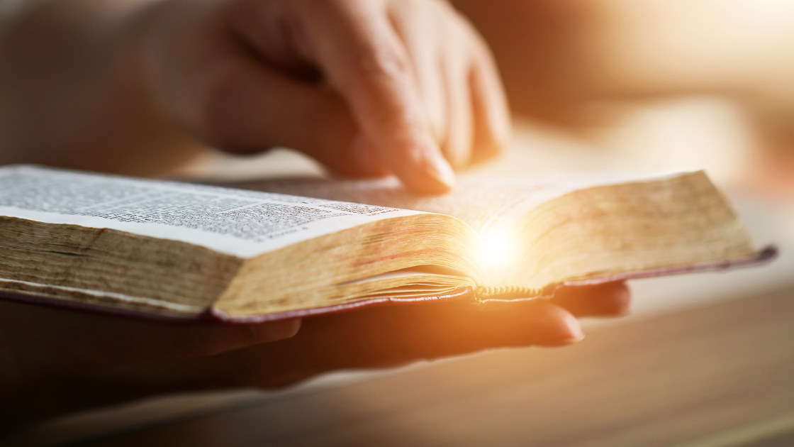 Women reading the Holy Bible.