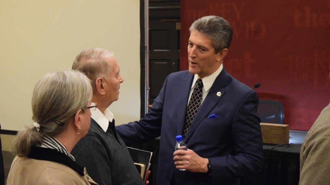 PAC Columbus 5 Mr. Wayne Turgeon conversing with PAC attendees following lecture .jpg