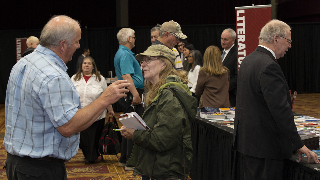 Attendees at a Red Deer, Alberta, Personal Appearance Campaign