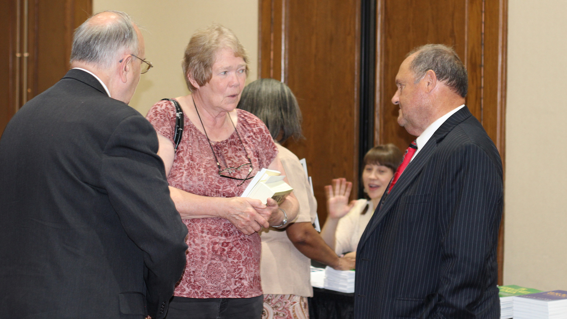 Attendees at a Red Deer, Alberta, Personal Appearance Campaign follow-up Bible study