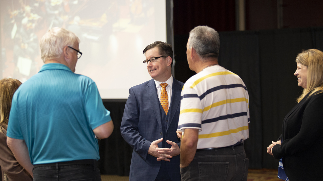 Attendees at a Red Deer, Alberta, Personal Appearance Campaign