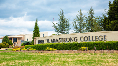 College gate entrance