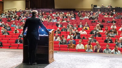 Greg Nice speaks in Rapid City