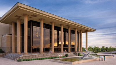 Armstrong Auditorium at Sunset