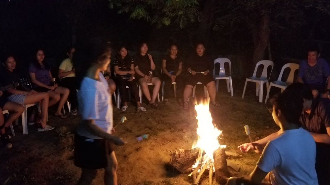 Quezon City, Philippines, singles at an activity in San Miguel, Bulacan.