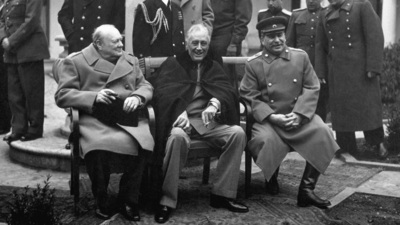 20221114-Stalin and Churchill-Yalta_Conference_(Churchill,_Roosevelt,_Stalin)_(B&W).jpg